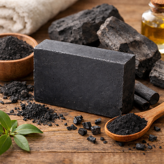 A gentle yet effective handmade soap infused with activated charcoal to deeply cleanse, detoxify, and refresh your skin.

✔ Handmade & chemical-free  
✔ Activated charcoal helps draw out impurities  
✔ Helps control excess oil  
✔ Suitable for acne-prone and oily skin  
✔ Safe for daily use  

How to use:
Lather on wet skin, gently massage, and rinse thoroughly.

Ideal for:
Oily, acne-prone, and combination skin types.
